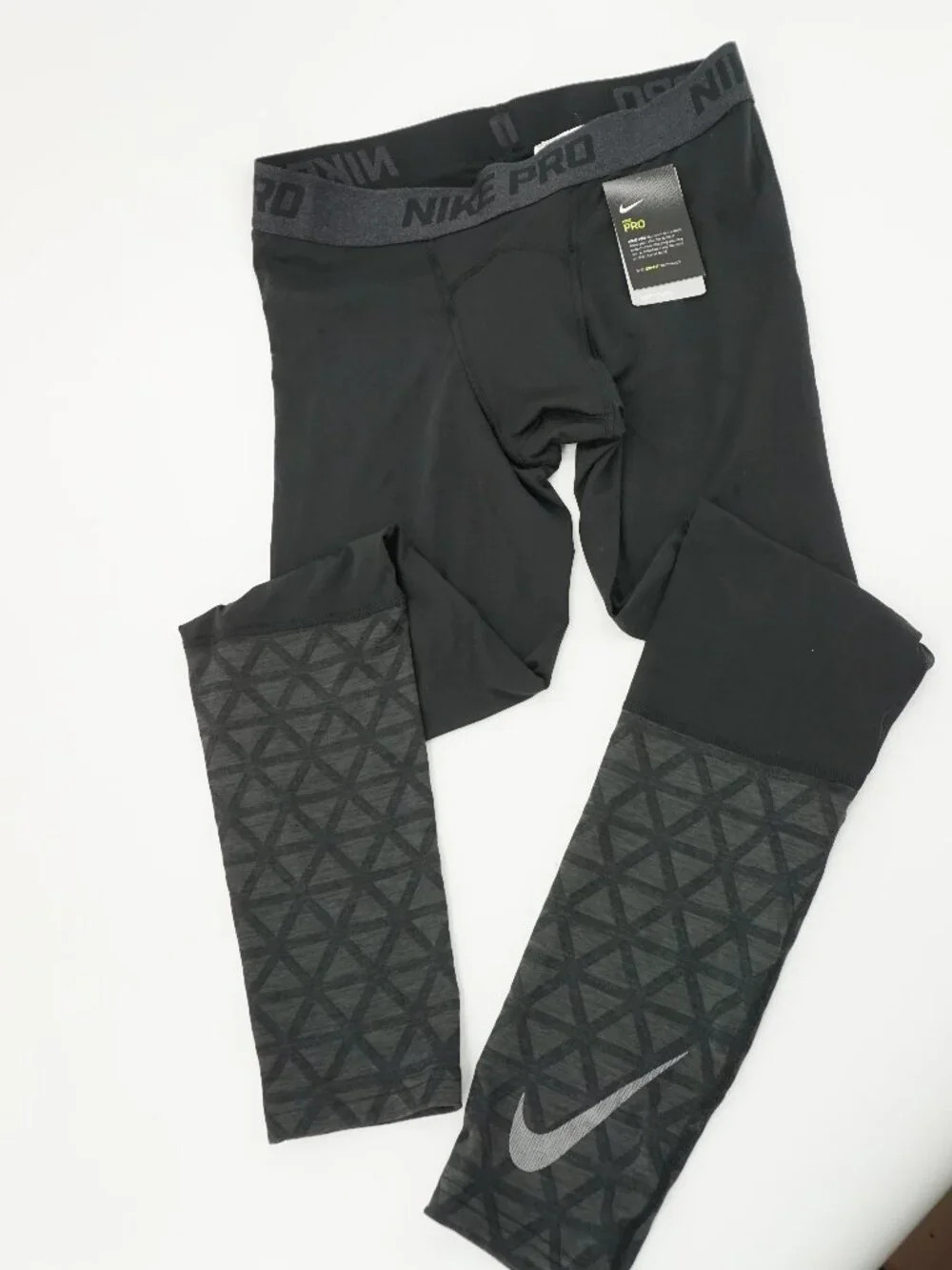 NEW! Nike Pro Compression Training Anti-Odor Tights Black 929699-010